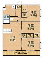 物件の間取り画像