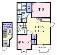リバティヒルズ Ⅱの間取り