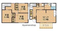 静岡県御前崎市佐倉(一戸建)の賃貸物件戸建ての間取り