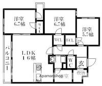 物件の間取り画像