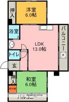 コーポ本山の間取り