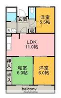 物件の間取り画像