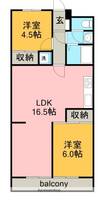 物件の間取り画像