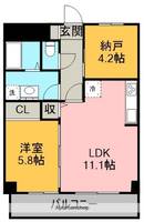 物件の間取り画像