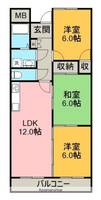 第3高杉マンションの間取り