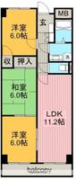 物件の間取り画像