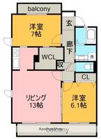 物件の間取り画像