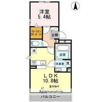 ルミエールこがねⅡ A棟の間取り