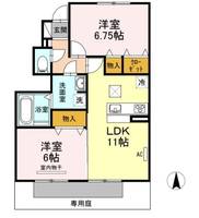 物件の間取り画像