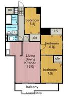 第2名昭ビル.の間取り