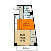 ノースフレンドビル301の間取り