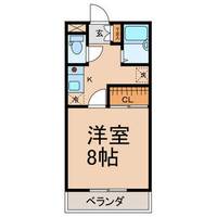 愛知県名古屋市千種区桜が丘の賃貸アパートの間取り