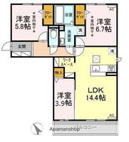 物件の間取り画像
