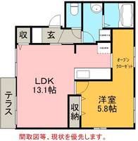 物件の間取り画像