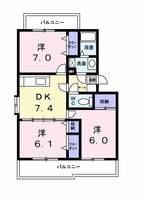 物件の間取り画像