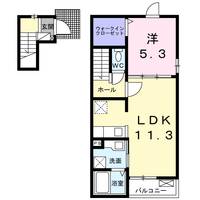 シャン・ド・フルールSの間取り