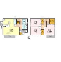 愛知県岡崎市井田町(一戸建)の賃貸物件戸建ての間取り