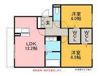 ブロッサム A棟の間取り