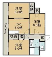 物件の間取り画像