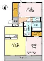 サンライズ末広201の間取り