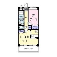 カームハウス Ⅲの間取り