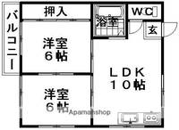 コーポ松岡の間取り