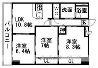 物件の間取り画像