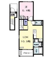 シェモア角割の間取り