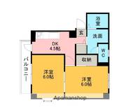 フォンテーヌ202の間取り