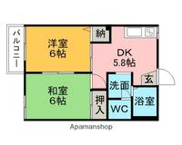 愛知県知立市西町落合の賃貸アパートの間取り