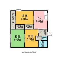 ハイツ桜雅A棟201の間取り
