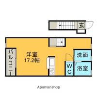 ボンジュール桃山205の間取り