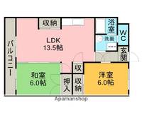 山石第一ハイツ102の間取り
