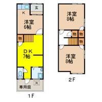 愛知県名古屋市緑区鳴海町字前之輪(一戸建)の賃貸物件戸建ての間取り