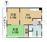 ハイツ安井203の間取り