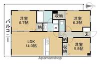 物件の間取り画像