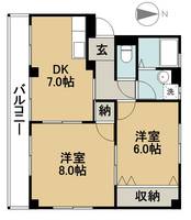 大津マンションの間取り
