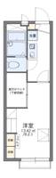 レオパレス川口210の間取り