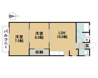 三輪アパート5の間取り