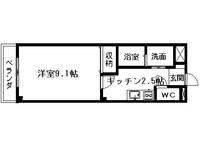 アシューレ B&K205の間取り