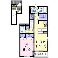 ラトゥール南若王子の間取り