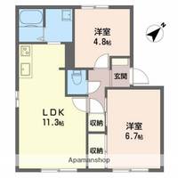 アペックス日進Bの間取り
