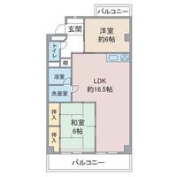赤坪第2小菅ビル506の間取り