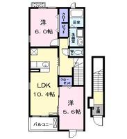インプレス高杉2の間取り