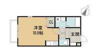 C−CALME内田橋の間取り
