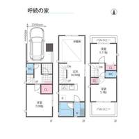 愛知県名古屋市南区呼続3丁目(一戸建)の賃貸物件の間取り