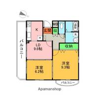 ドミール新知台102の間取り