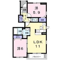 ヴィラージュの間取り