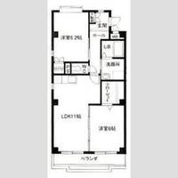 ラフォーレ若慎の間取り
