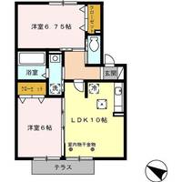 メゾンあざぶ A棟の間取り